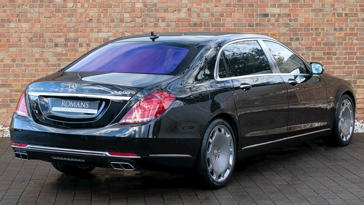 Black Mercedes-Benz Maybach S600