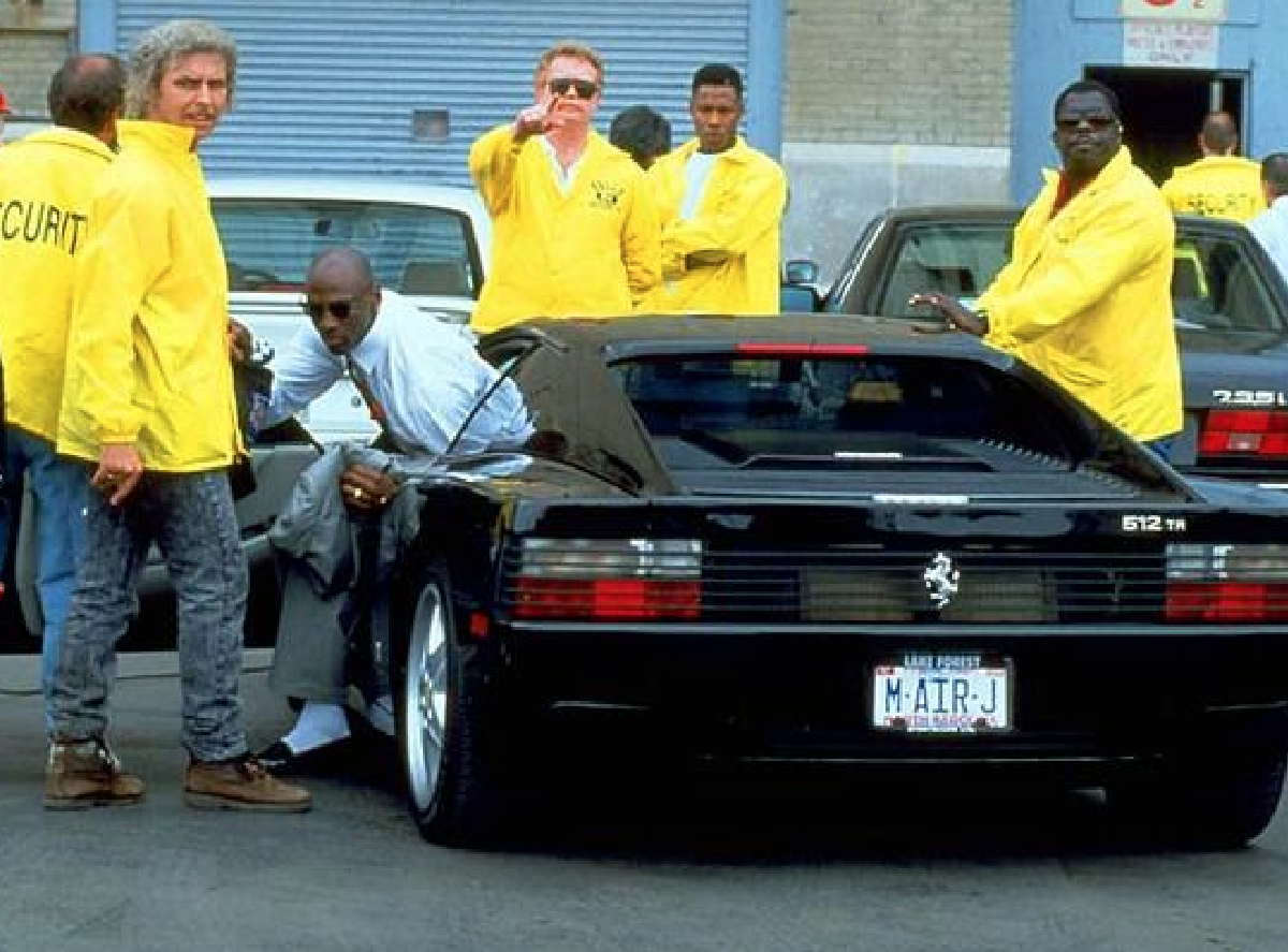 Michael Jordan Ferrari Testarossa