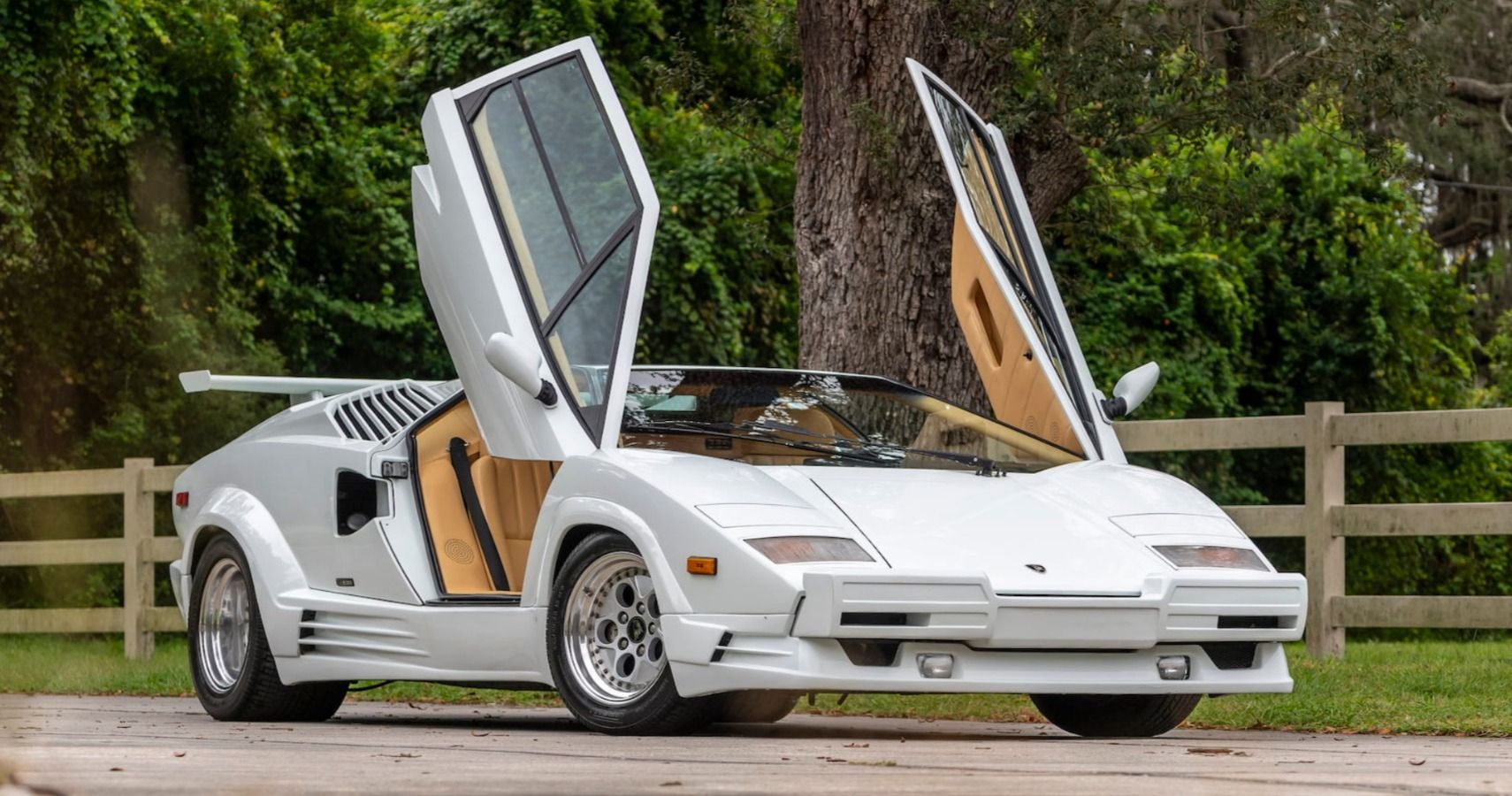 The Story Behind White Lamborghini Countach From The Wolf of