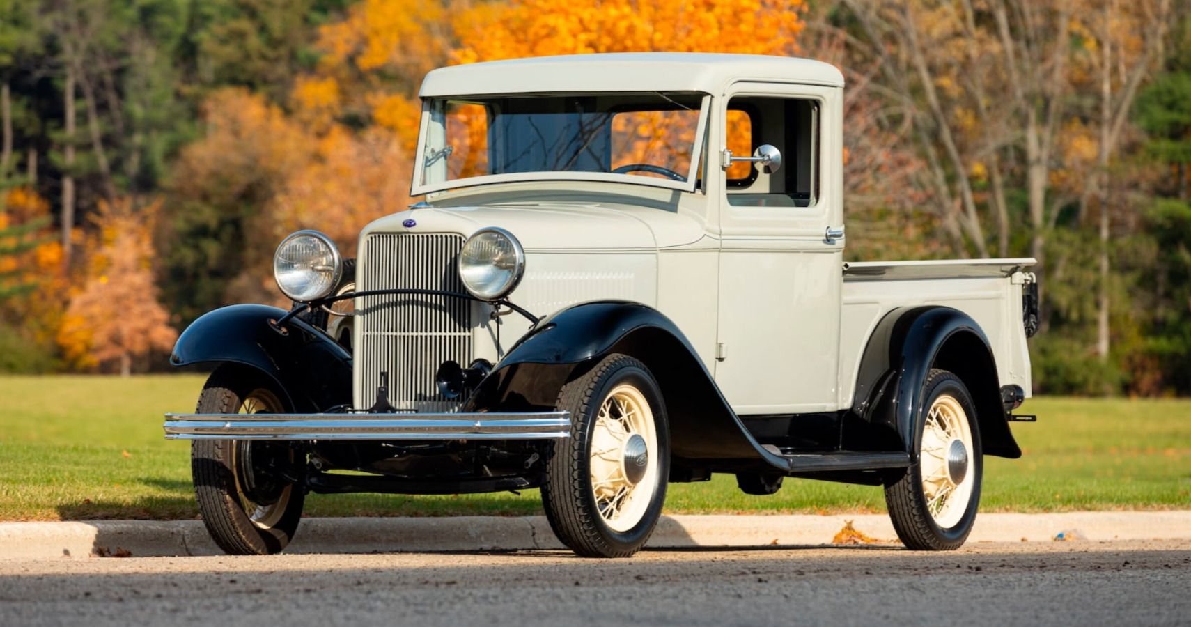 A closer look at the 1932 Ford Model B.