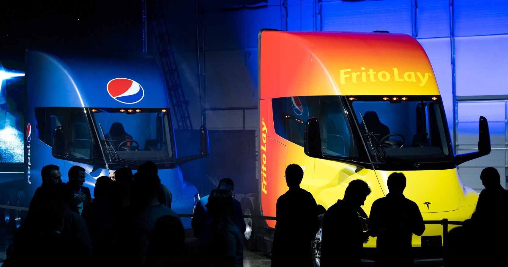 Pepsi Frito Lay Tesla Semi Trucks Reveal