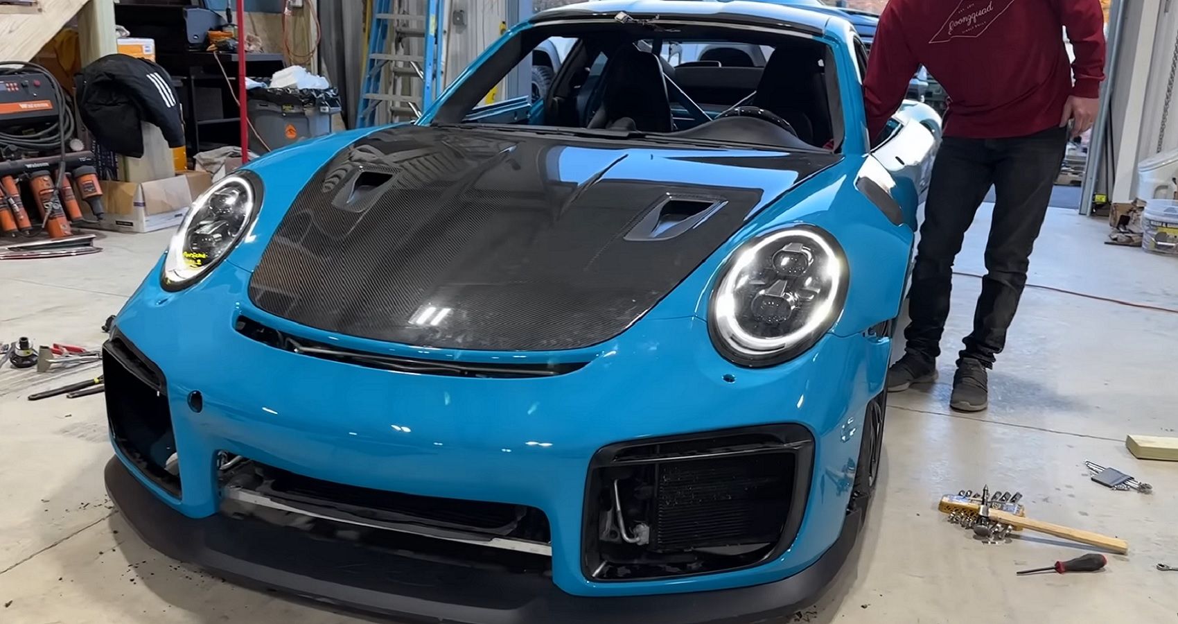 Watch The Restoration Of This Wrecked Porsche 911 GT2 RS