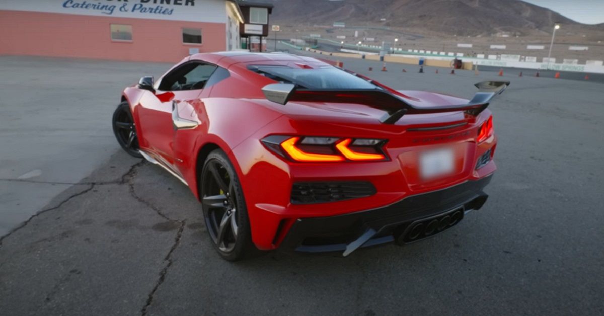 Speed Phenom with his C8 Chevrolet Corvette Z06 at Willow Springs Raceway