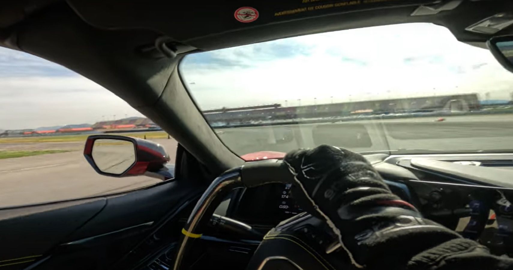 Speed Phenom Driving The C8 Chevrolet Corvette Z06 at Auto Club Speedway in Fontana, CA