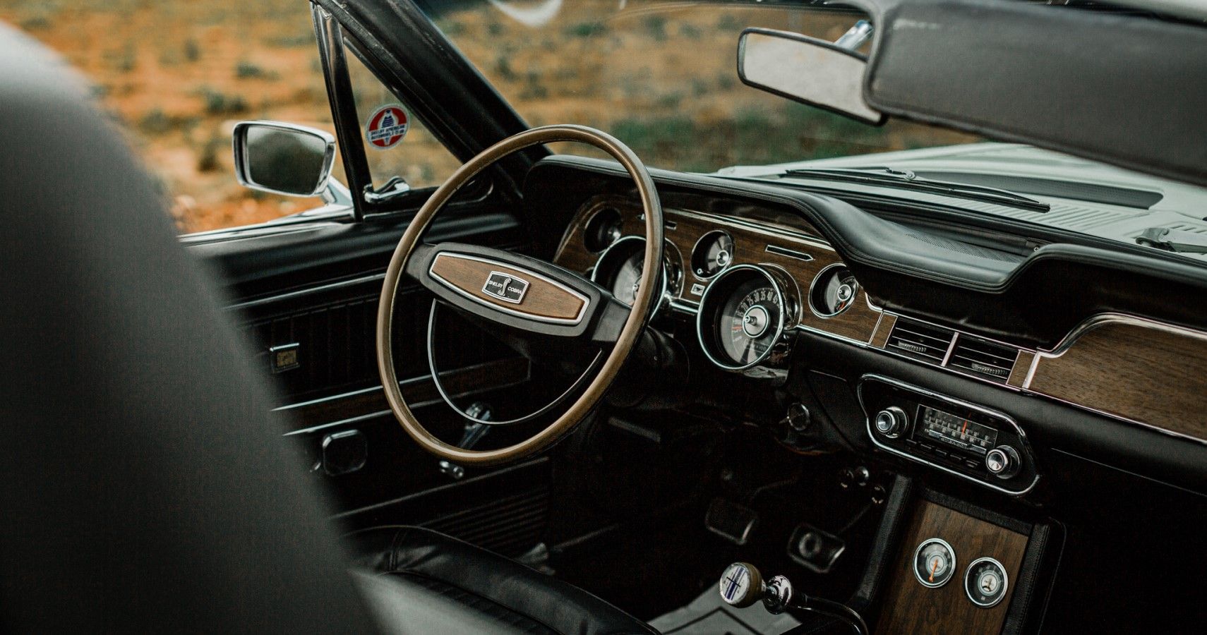 1968 Ford Shelby Mustang GT500KR interior view