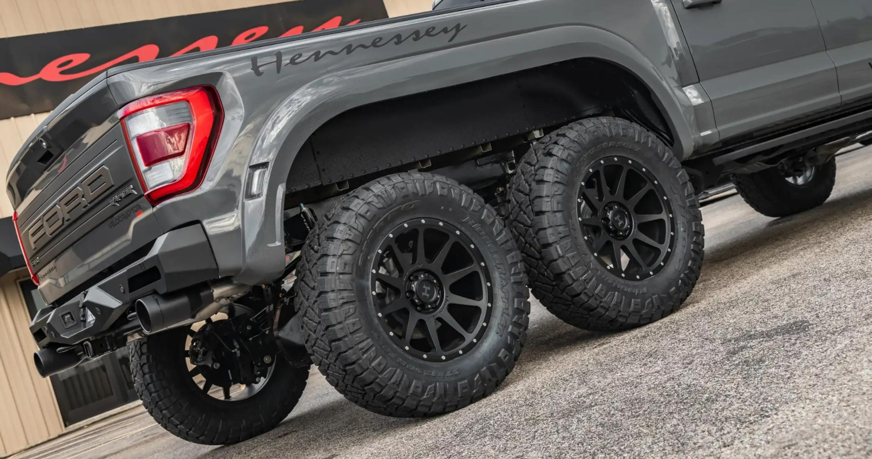 Hennessey Velociraptor 6x6 Gen3 pickup truck