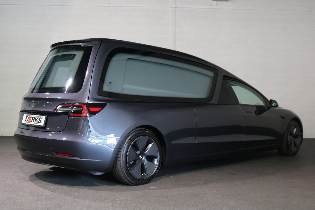This Spacious Tesla Model 3 Hearse Is The Kindest Way To Say Goodbye