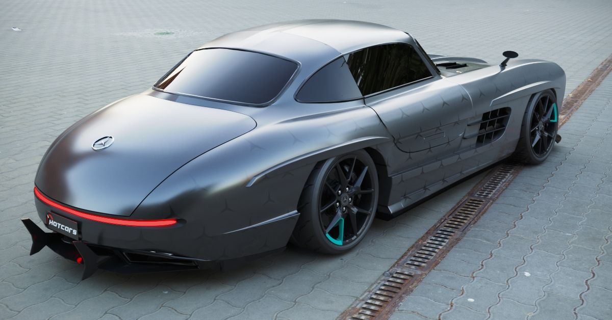 10 Things We Love About This Stunning Mercedes-Benz 300 SL Gullwing Render