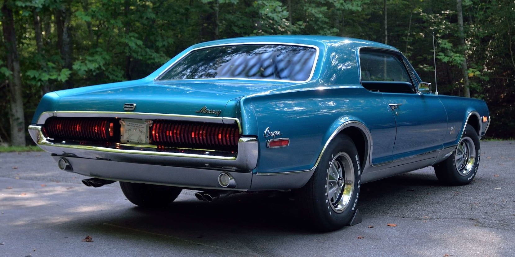 1968 Mercury Cougar GT-E, vista lateral traseira