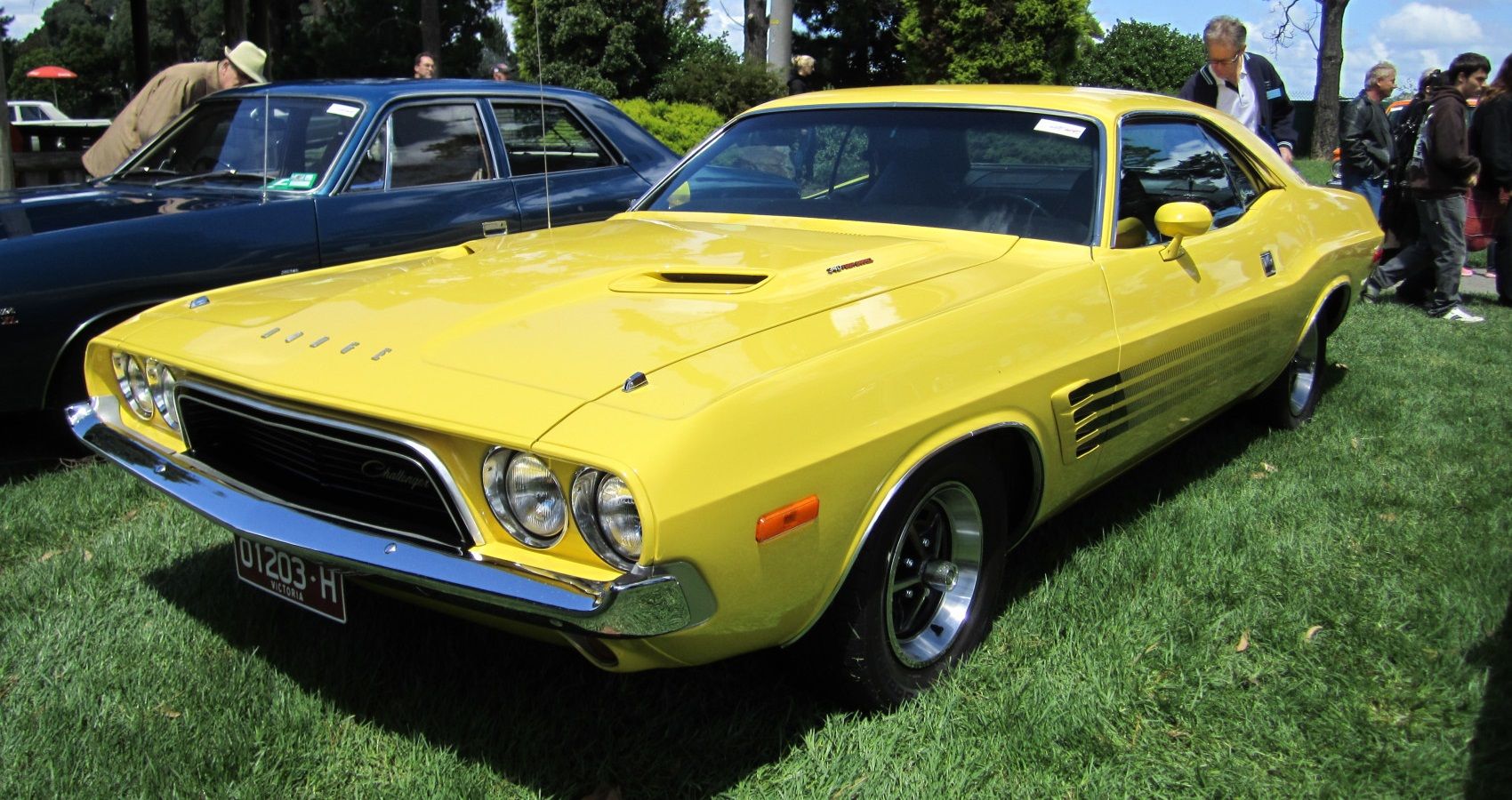 1973 Dodge Challenger 340 yellow