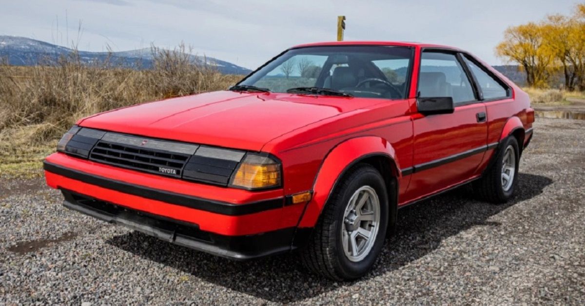 1985 Toyota Celica GT-S red