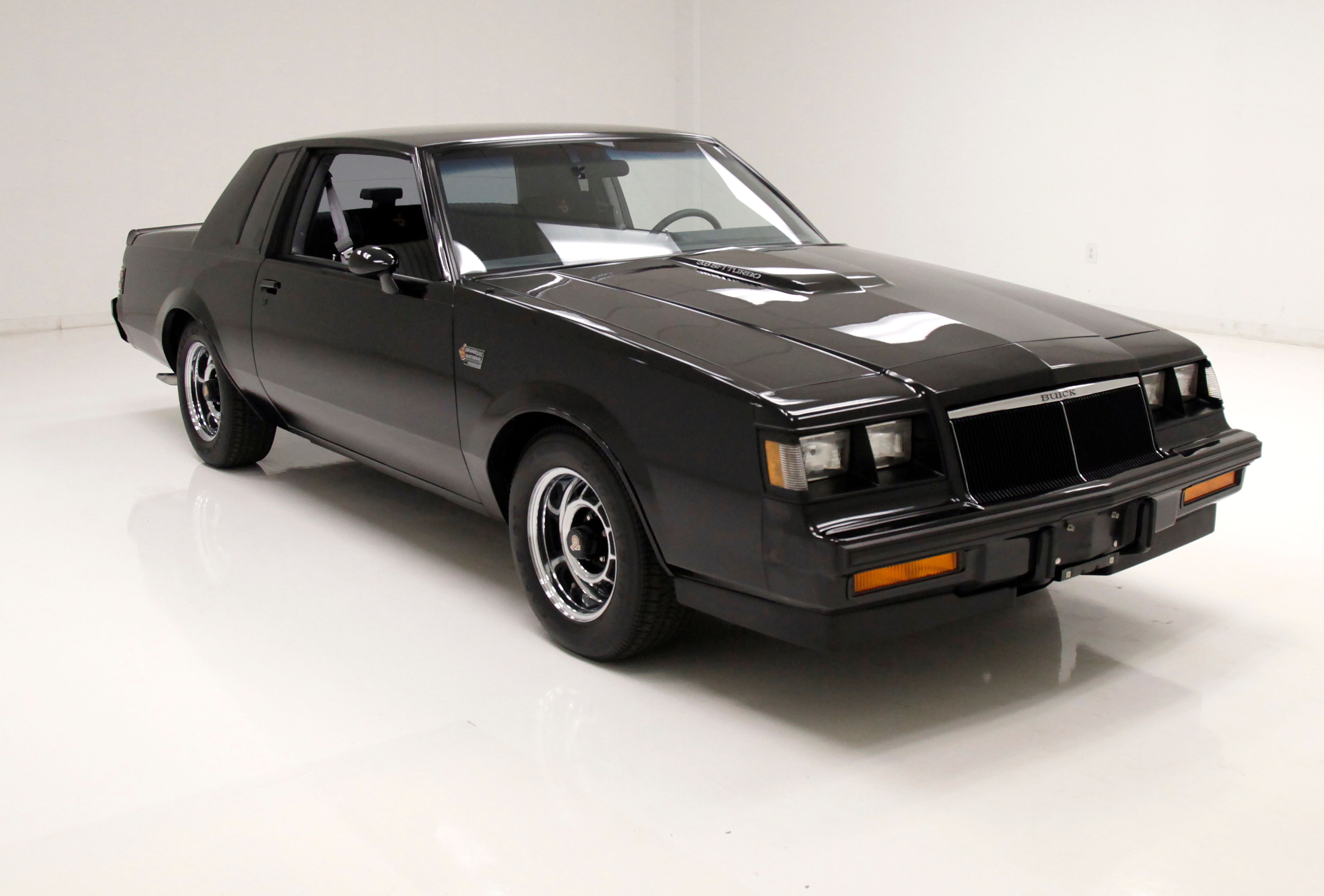 1985 Buick Regal Grand National in the showroom