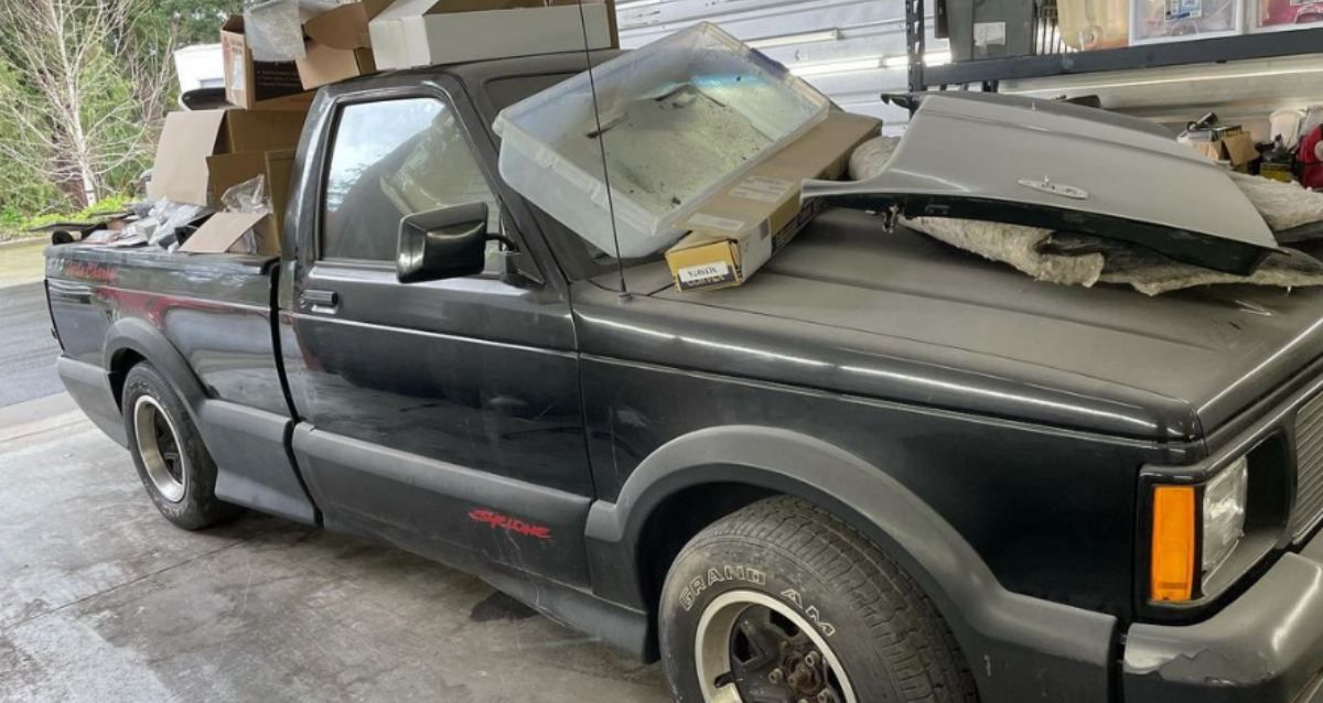 Watch This Rare 1991 GMC Syclone Barn Find Receive Some Much Needed Love