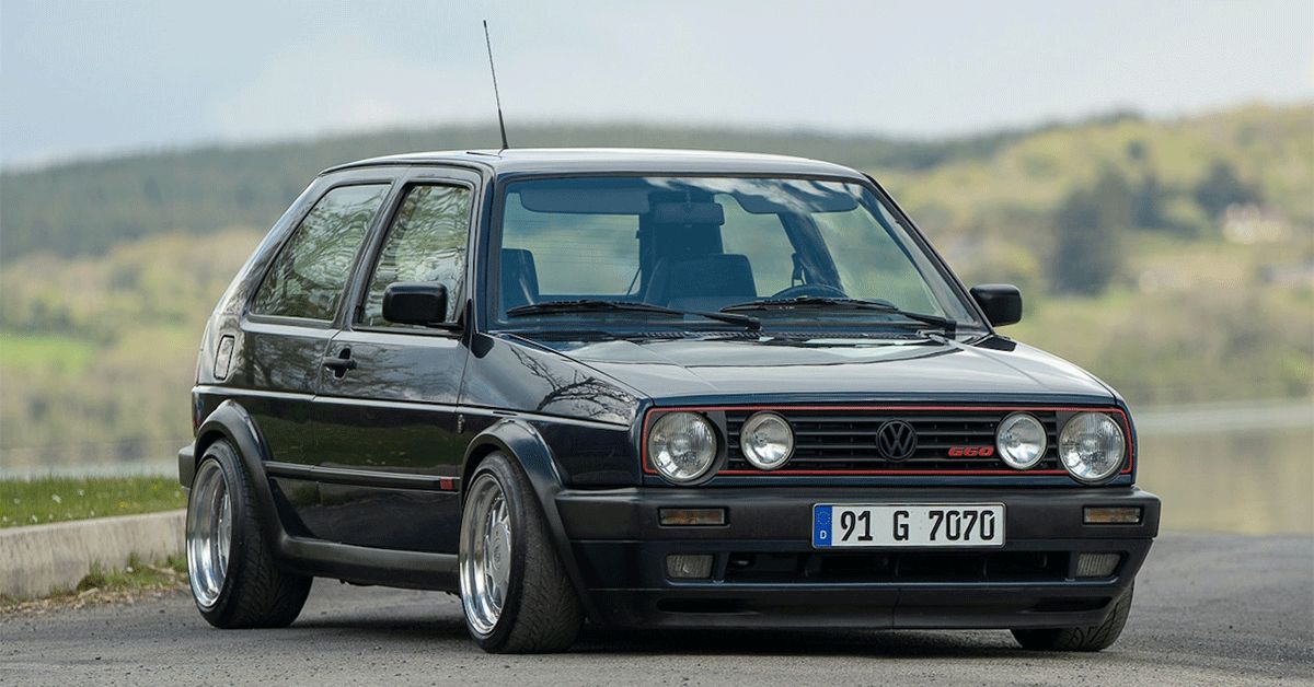 1991-Volkswagen-Golf-(Mk2)-G60-Ottinger-(Negro)---Frente