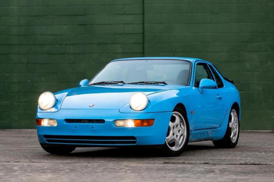 1993 turquoise Porsche 968 Coupe