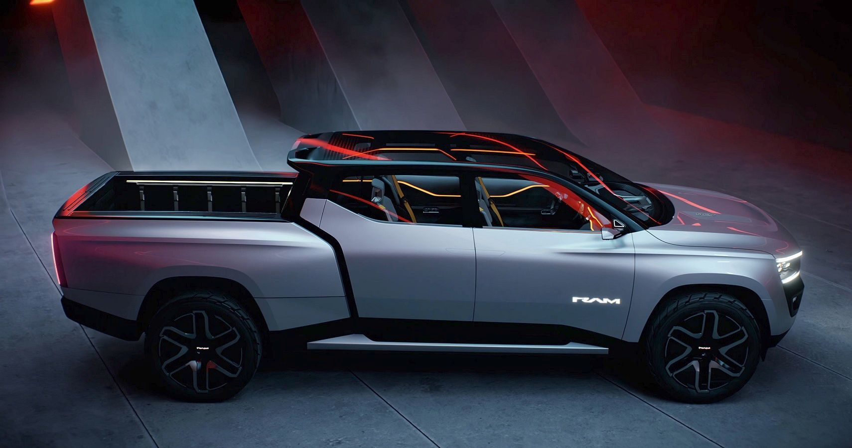 Ram 1500 Revolution BEV Concept Profile Image