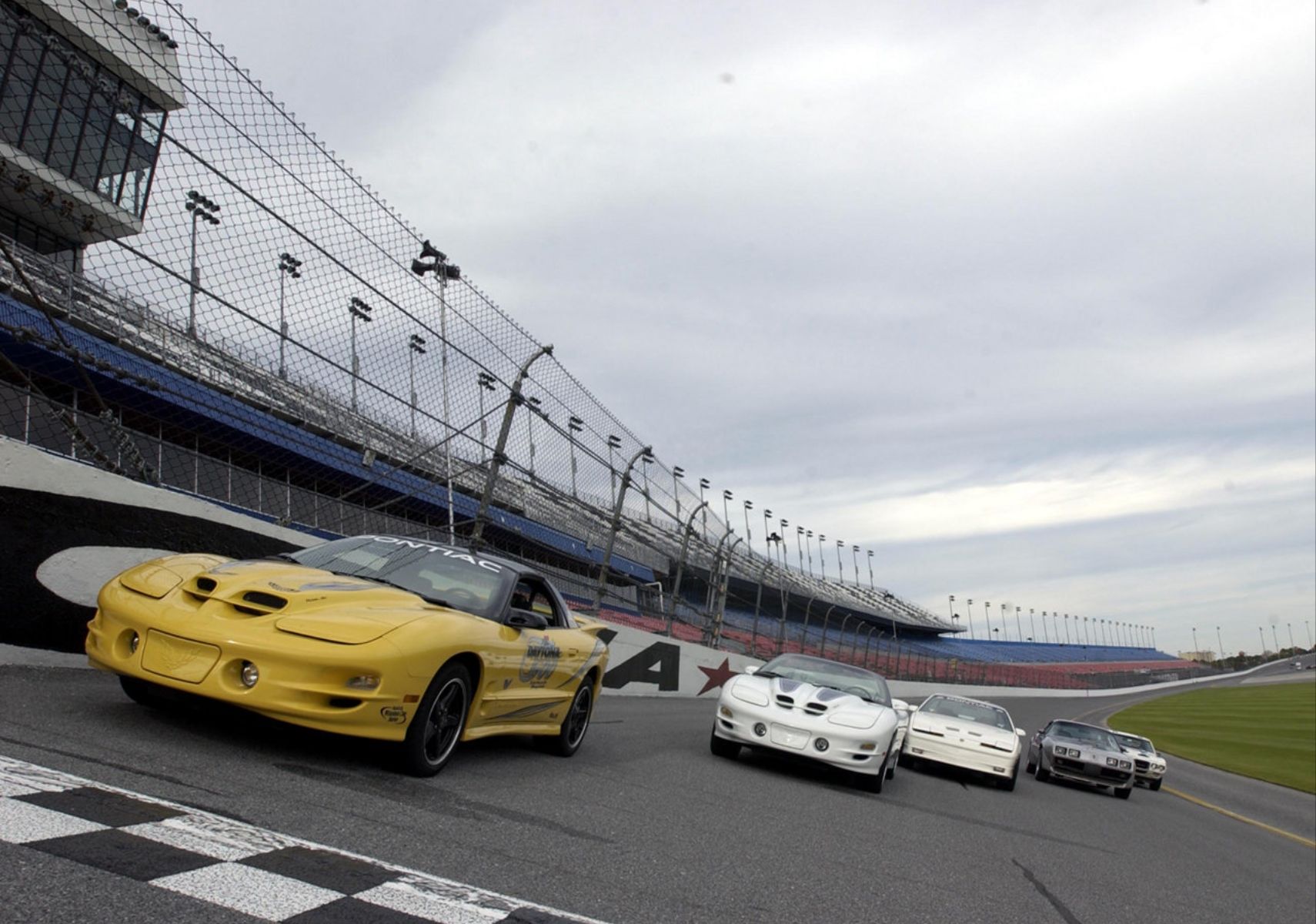 2002 Pontiac Firebird Trans Am Edition Lineup At Daytona