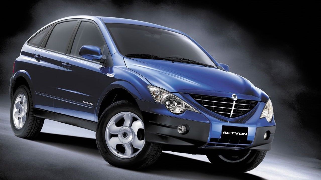 Blue 2009 SsangYong Actyon