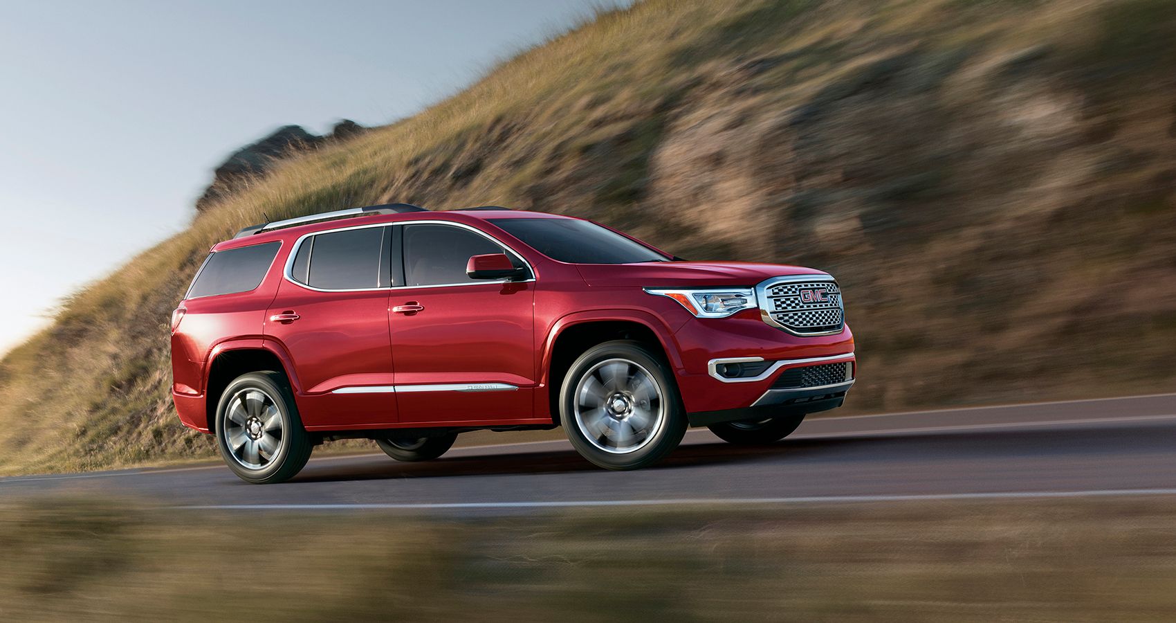 2017 GMC Acadia In Red Side View