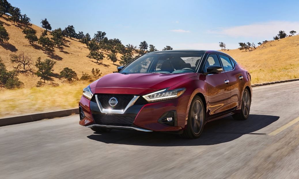 2019 Nissan Maxima on the road