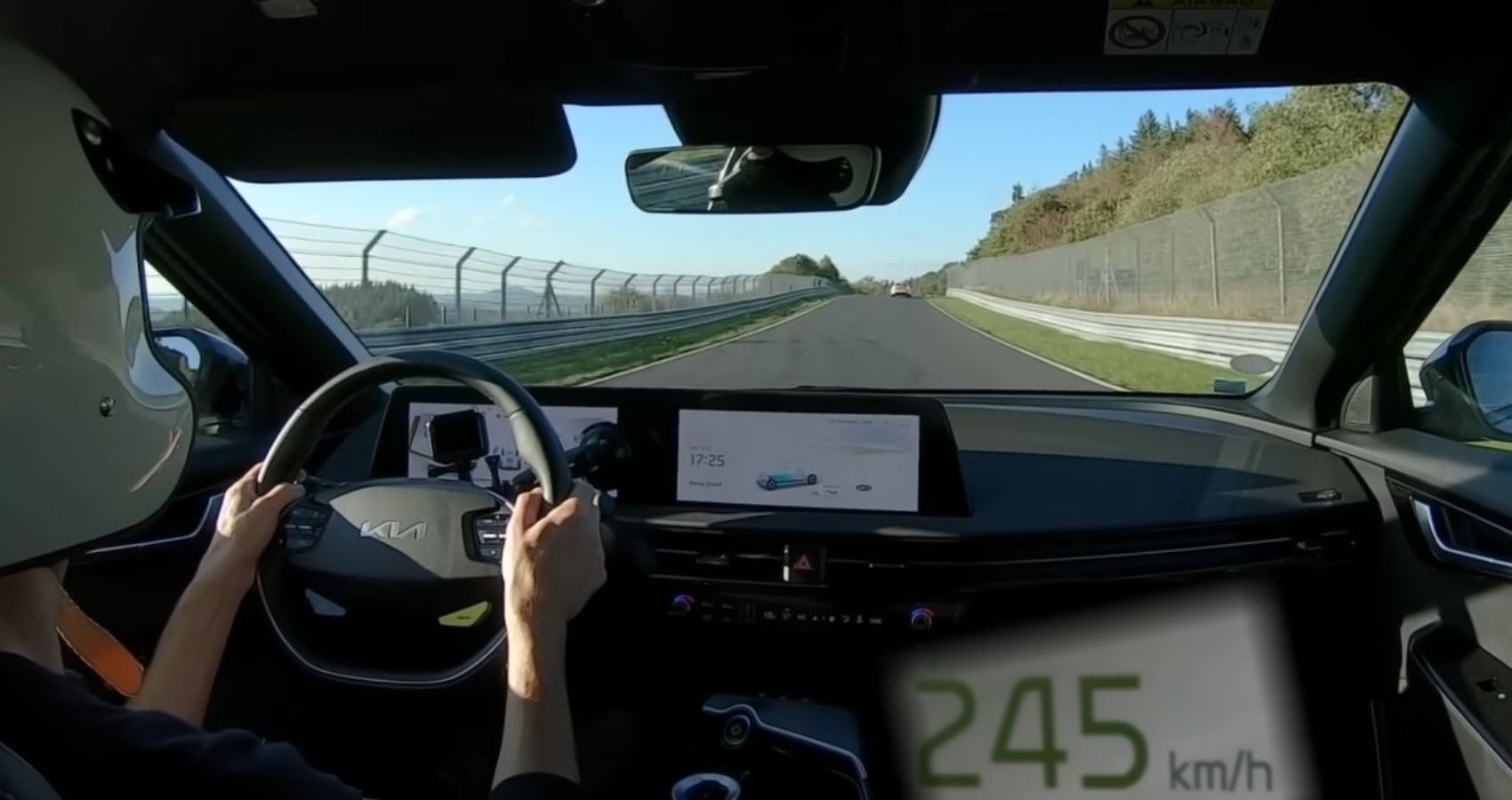 Kia EV6 GT velocidade máxima em Nurburgring