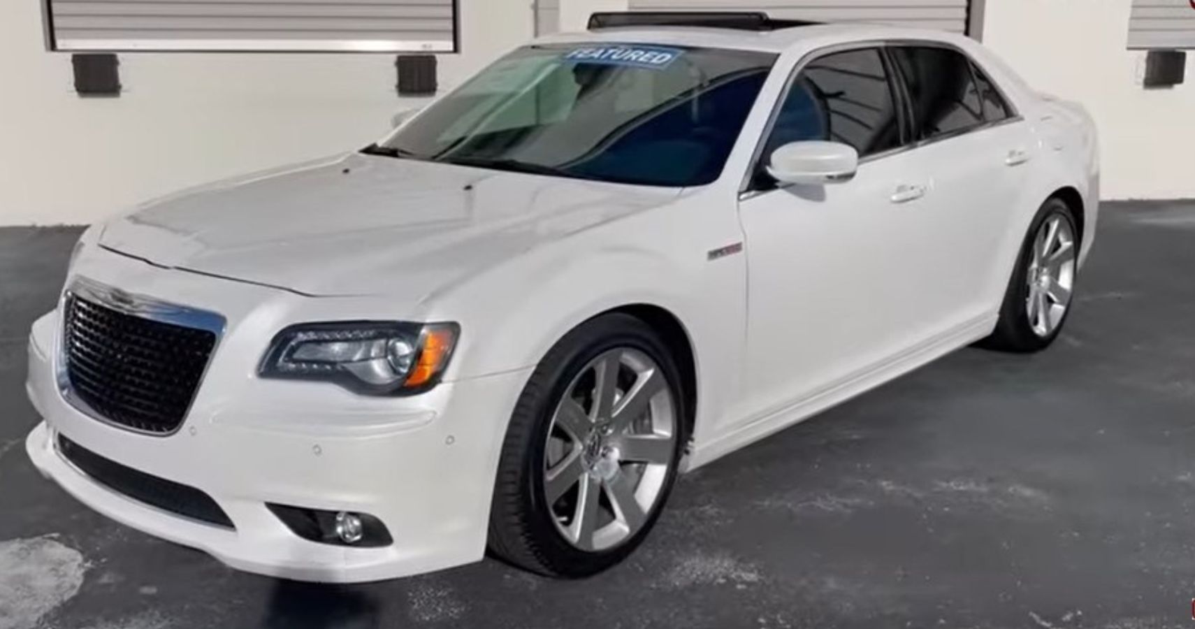 White 2012 Hennessey Chrysler 300 SRT8 - Front View- Driver's Side 
