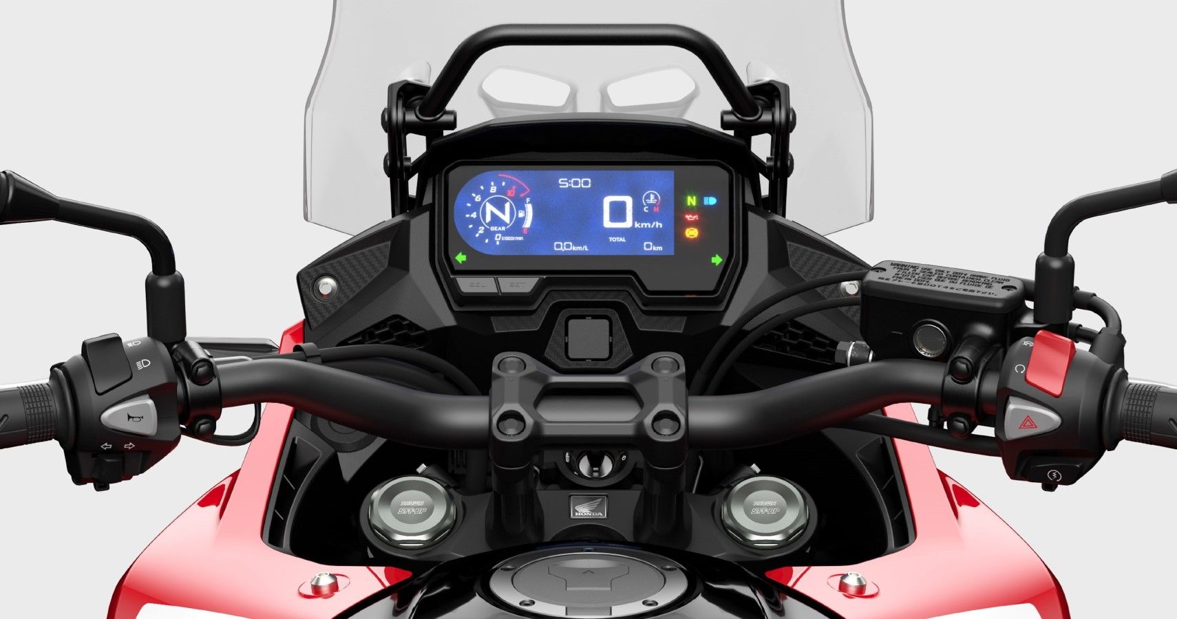 2023 Honda CB500X cockpit view