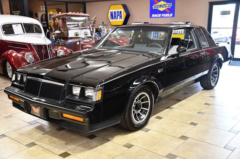 1985 Buick Regal Grand National in a garage