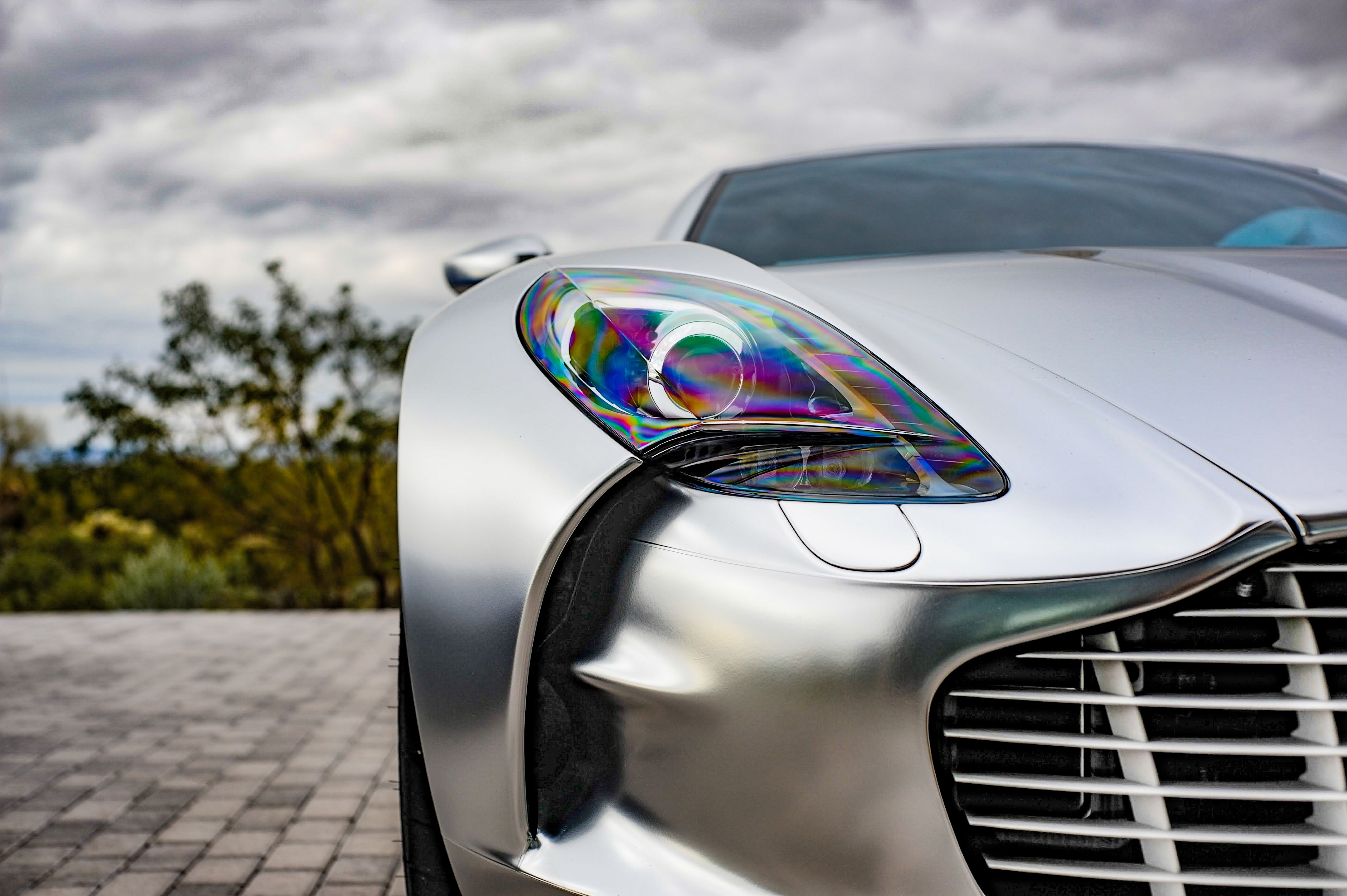 Aston Martin One-77 Front Close Up View