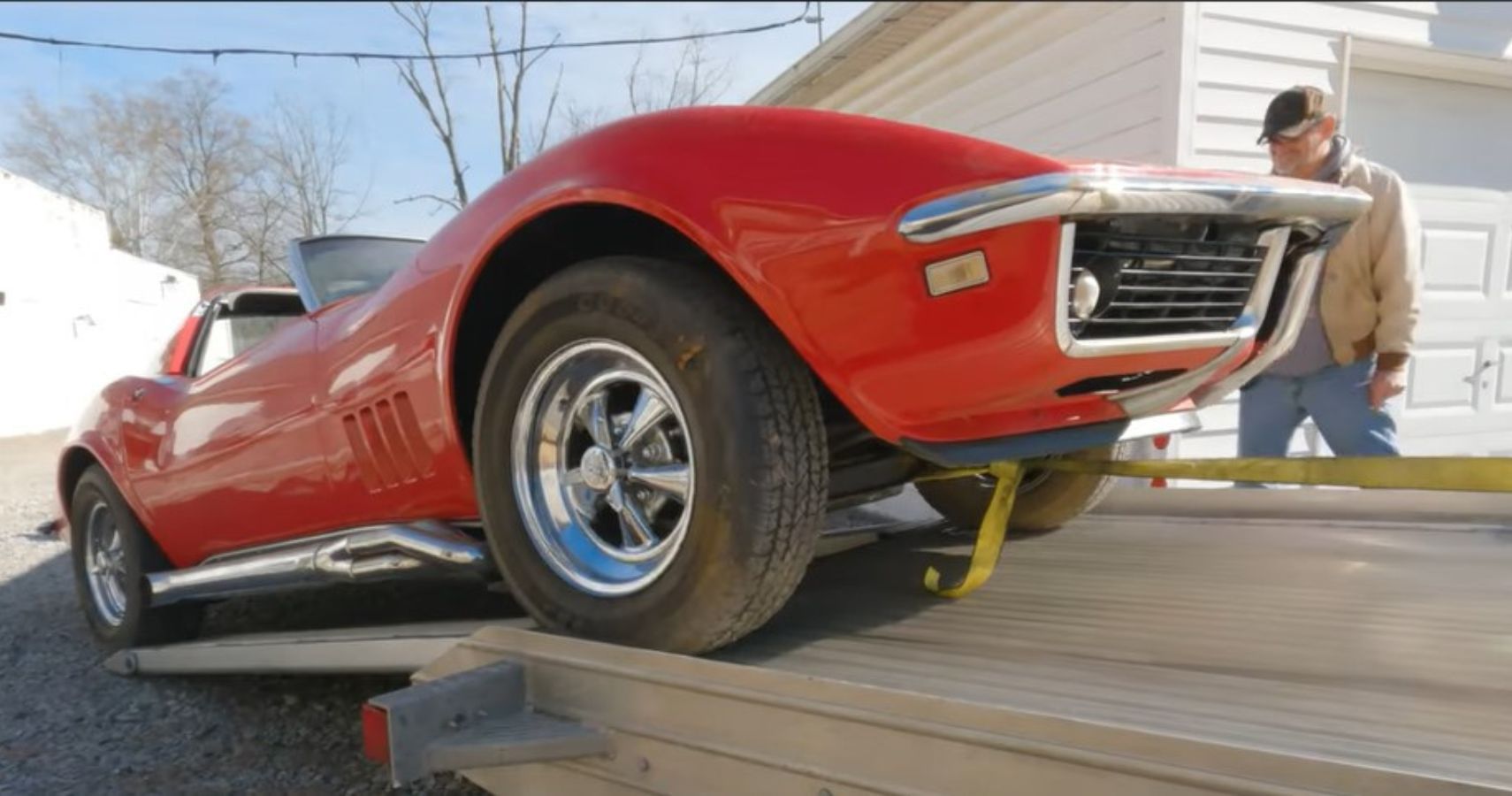 This Rare 1968 Chevrolet Corvette With A Custom Paint Job Is A Barn Find Dream