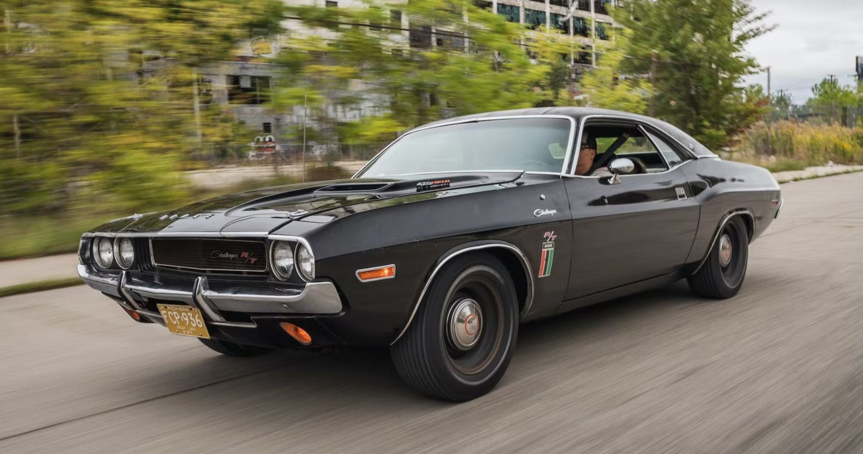 Classic Dodge Challenger And Detroit Legend 'Black Ghost' Is Going Up