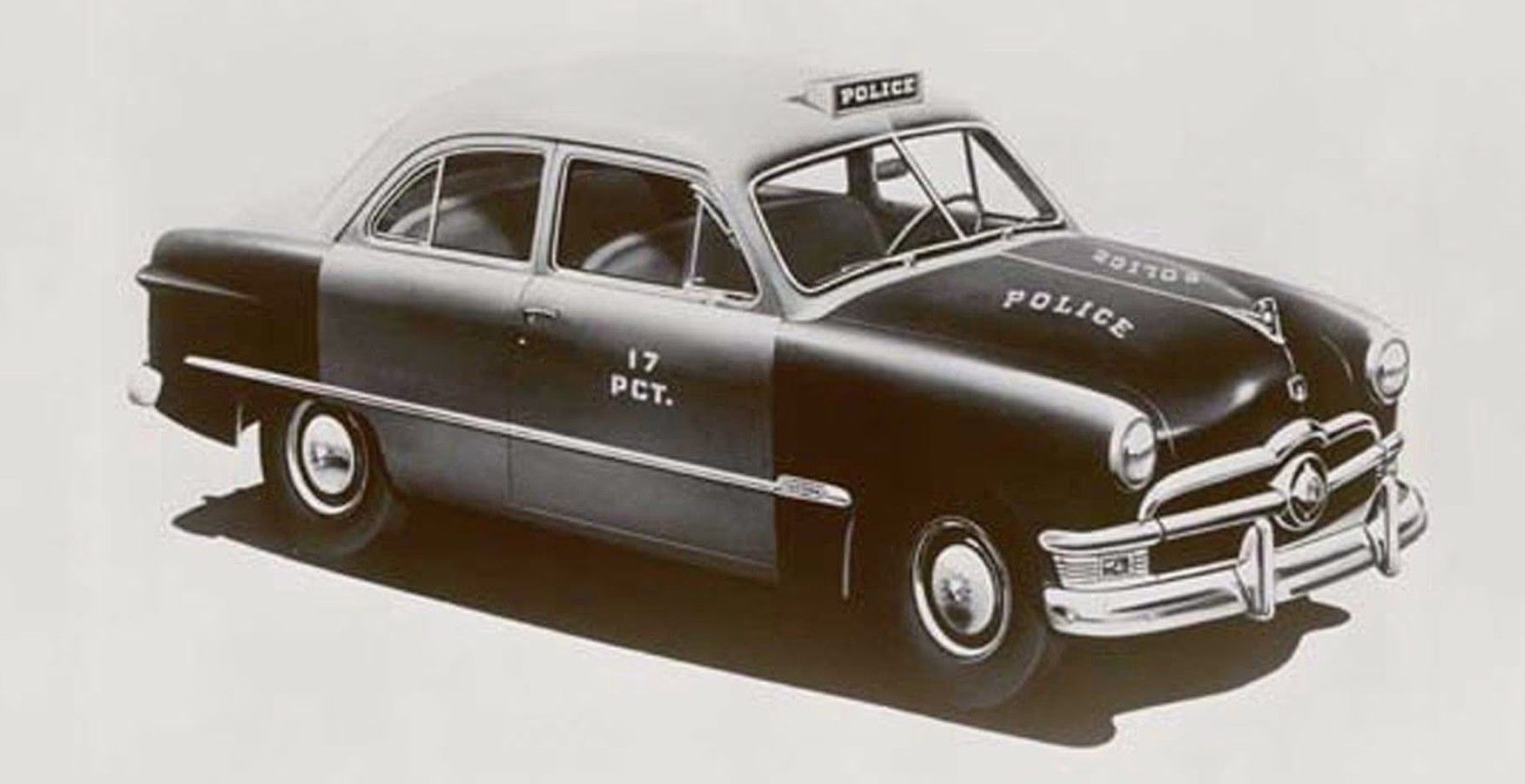 Ford's First Police Car in 1950