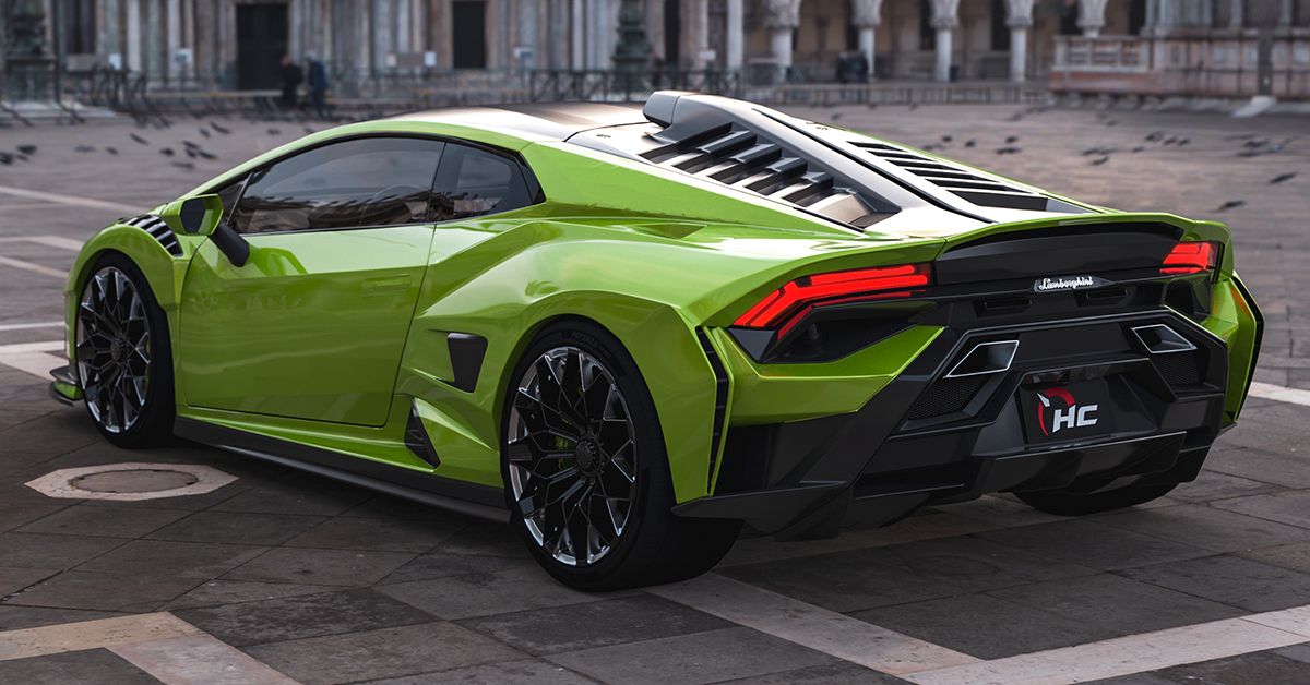 Next Generation Lamborghini Huracan in green