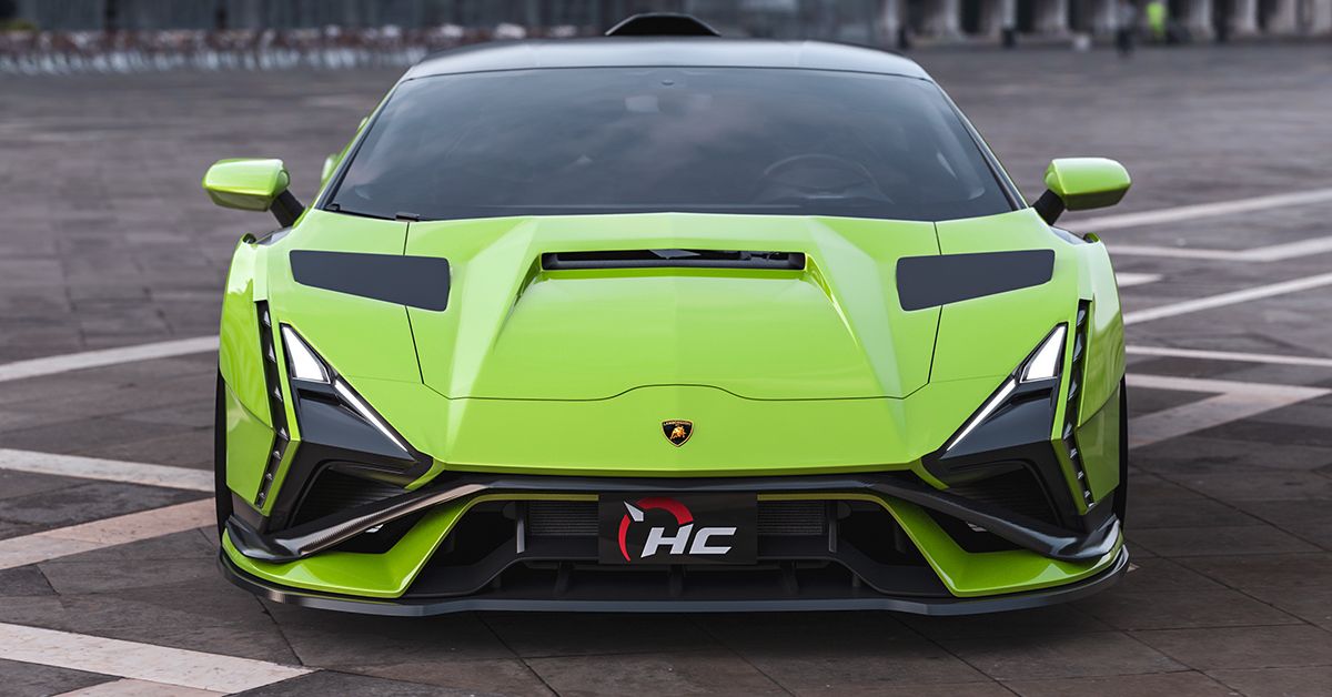 Unofficial Next-Gen Lamborghini Huracan Concept render in green
