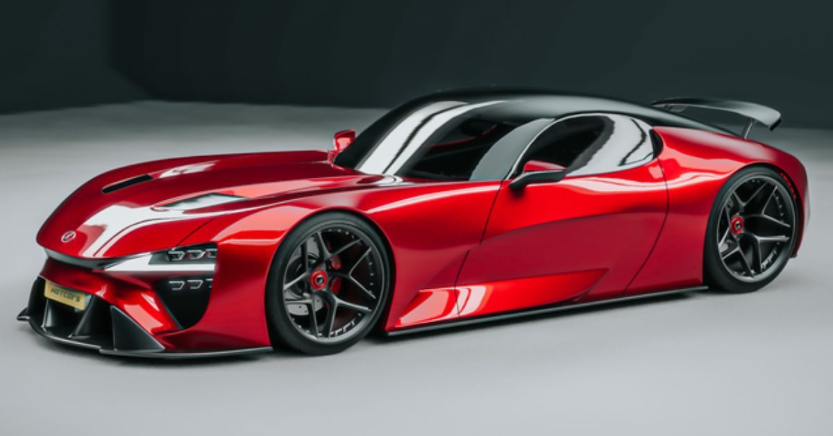 Lexus LFA Render, front quarter view