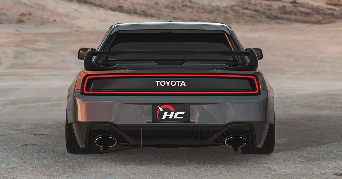 1985 Toyota MR2 Digital Render Rear