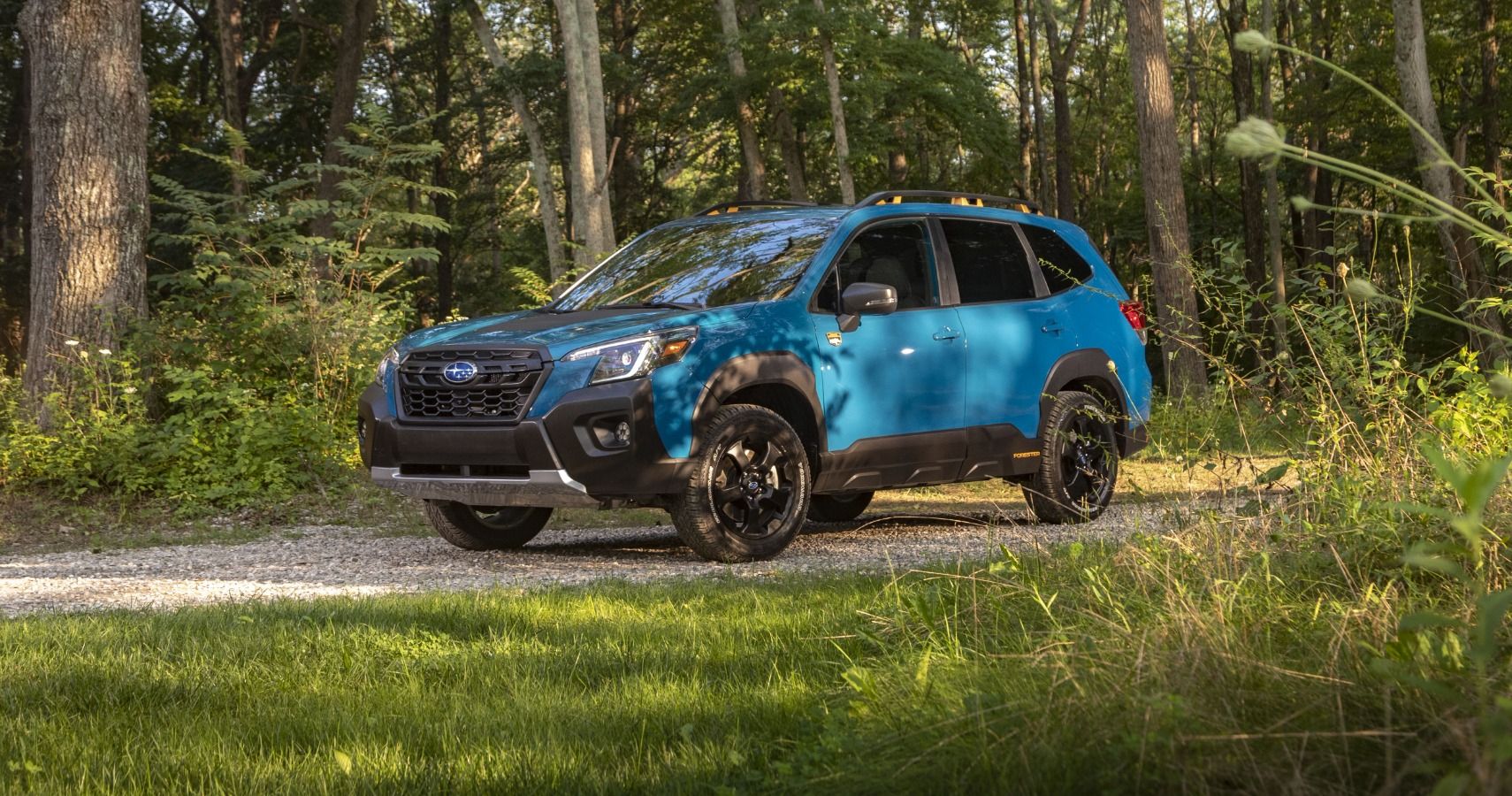 The 2023 Subaru Forester Wilderness goes off-road. 