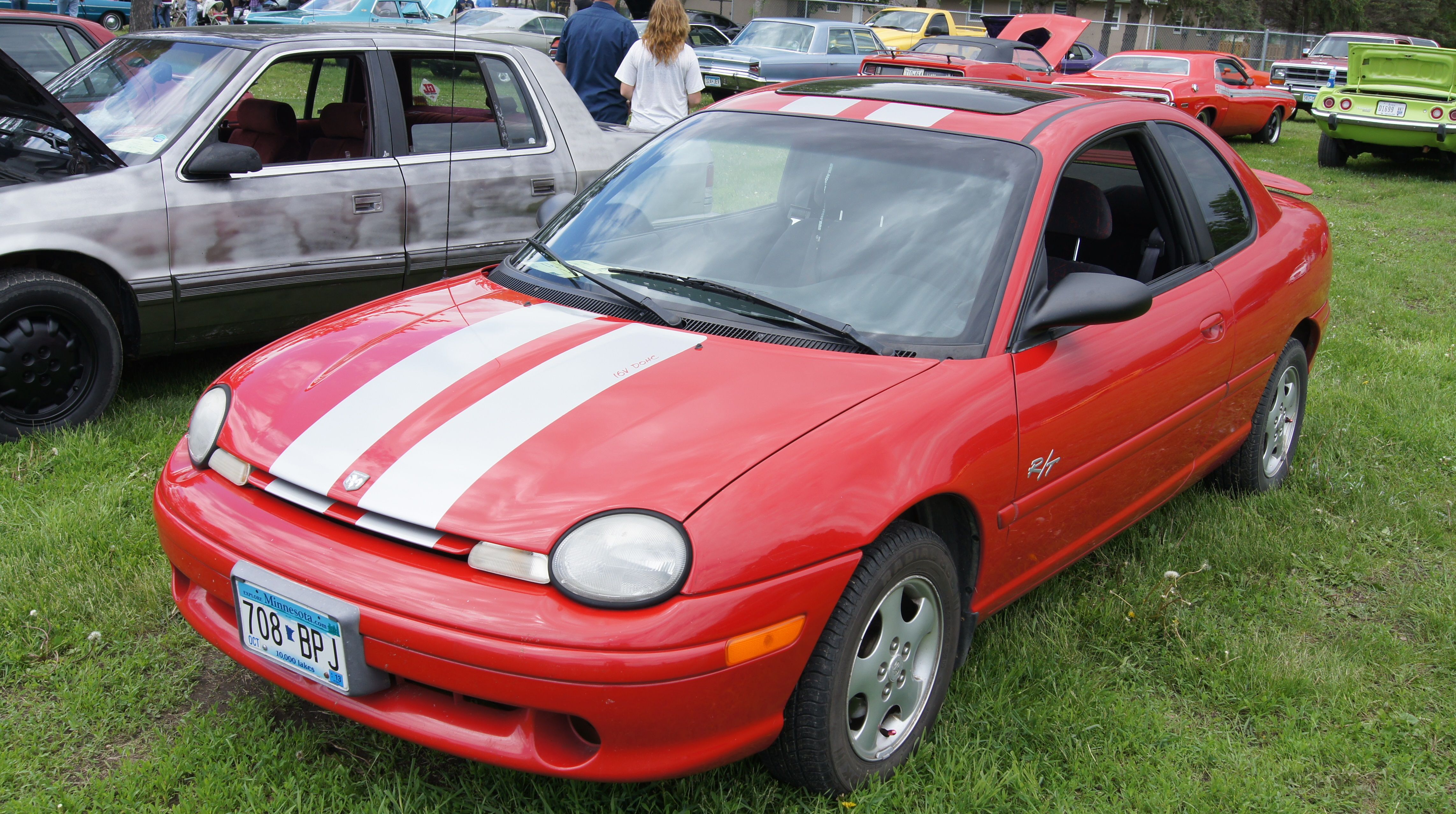 Red 1998 Dodge Neon