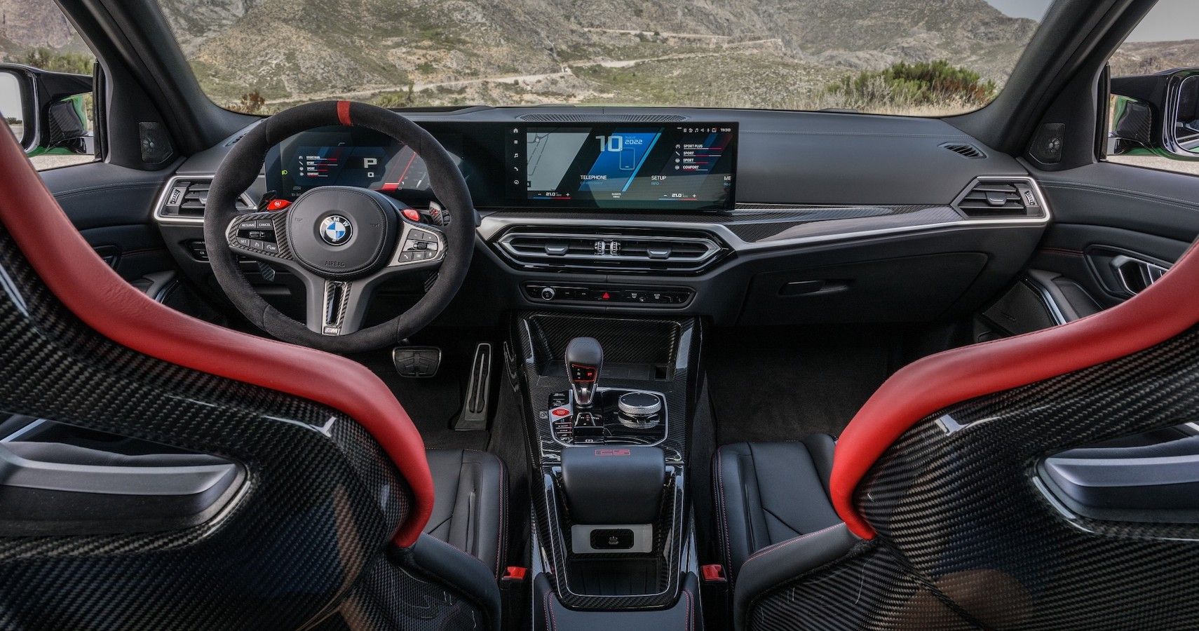 Interior del sedán deportivo BMW M3