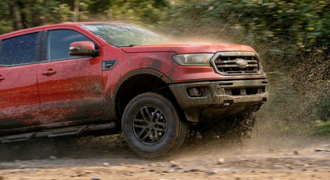 Offroad Red Ford Ranger