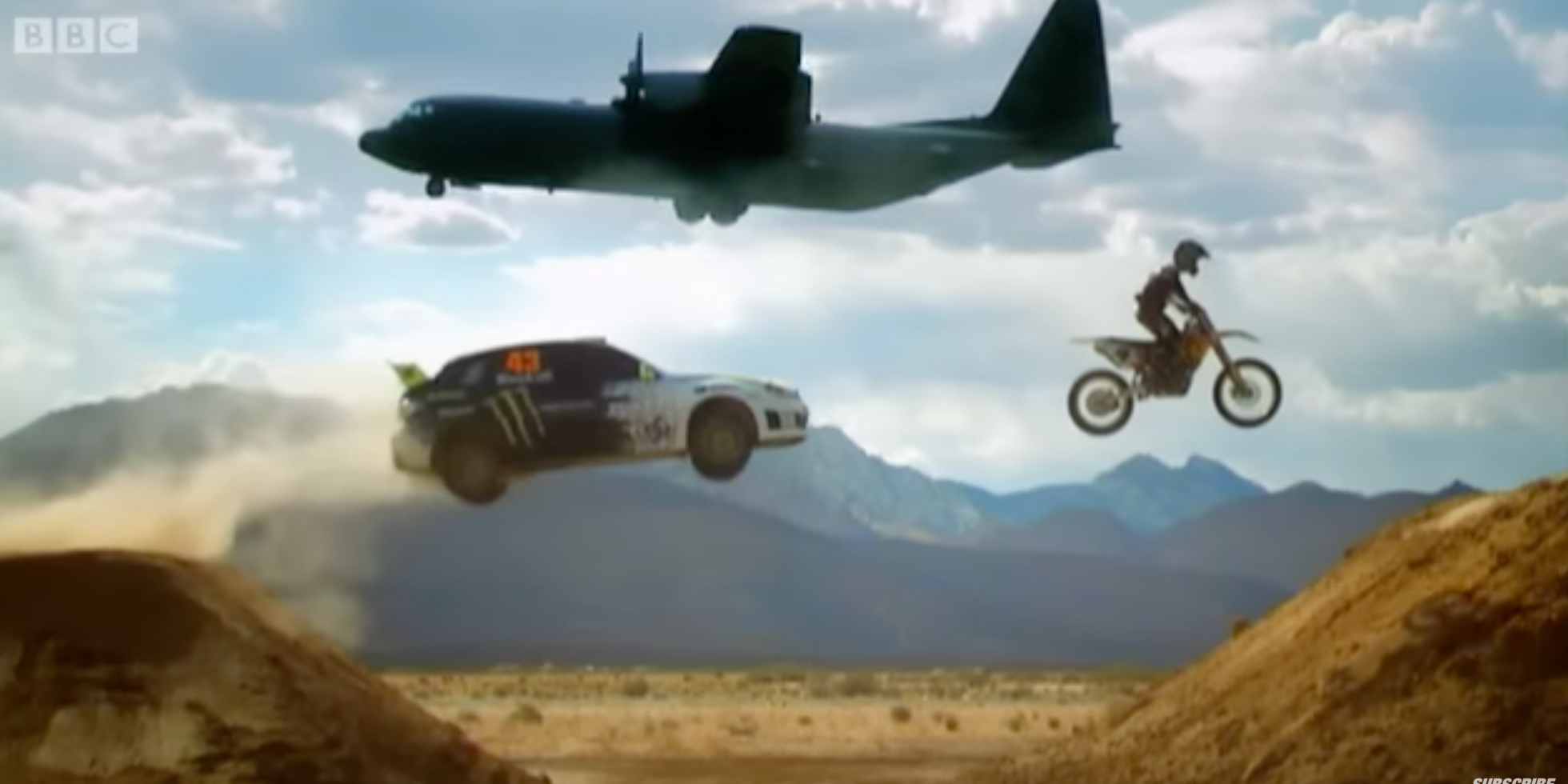BBC Top Gear with Ken Block Airfield rally driving