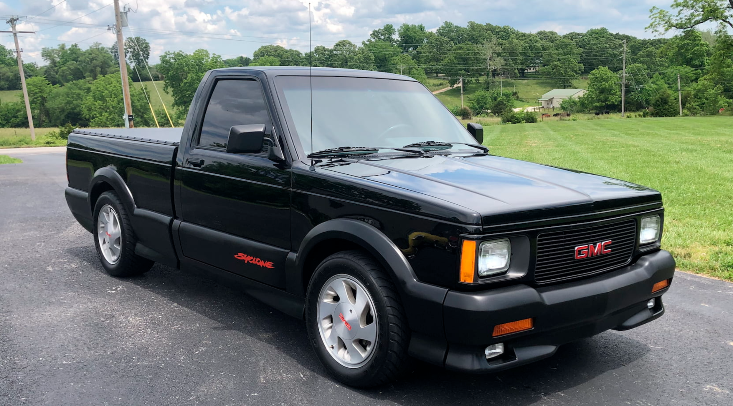 Black 1991 GMC Syclone