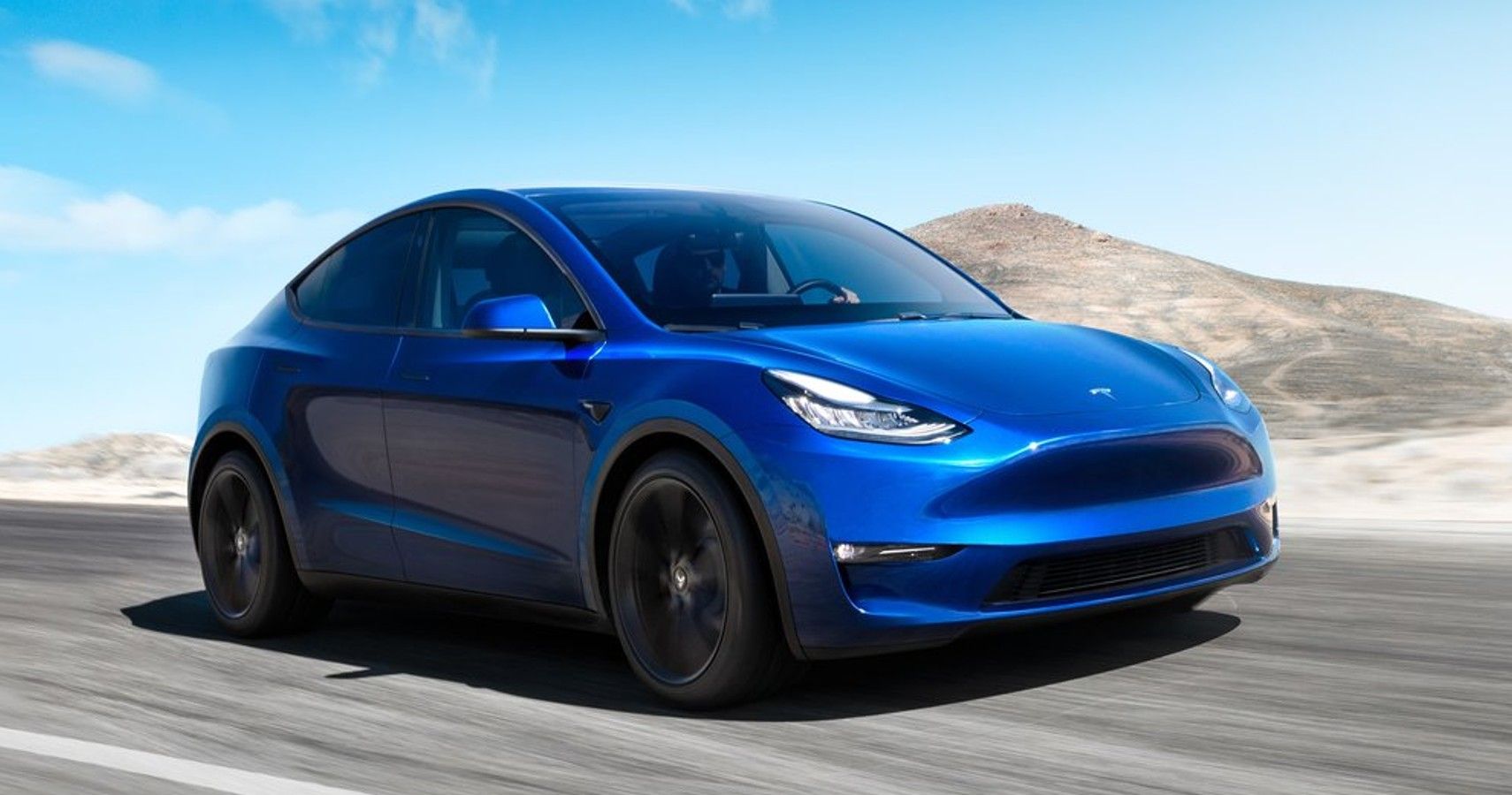 Blue All-electric 2023 Tesla Model Y Is Europe's Bestselling Car 