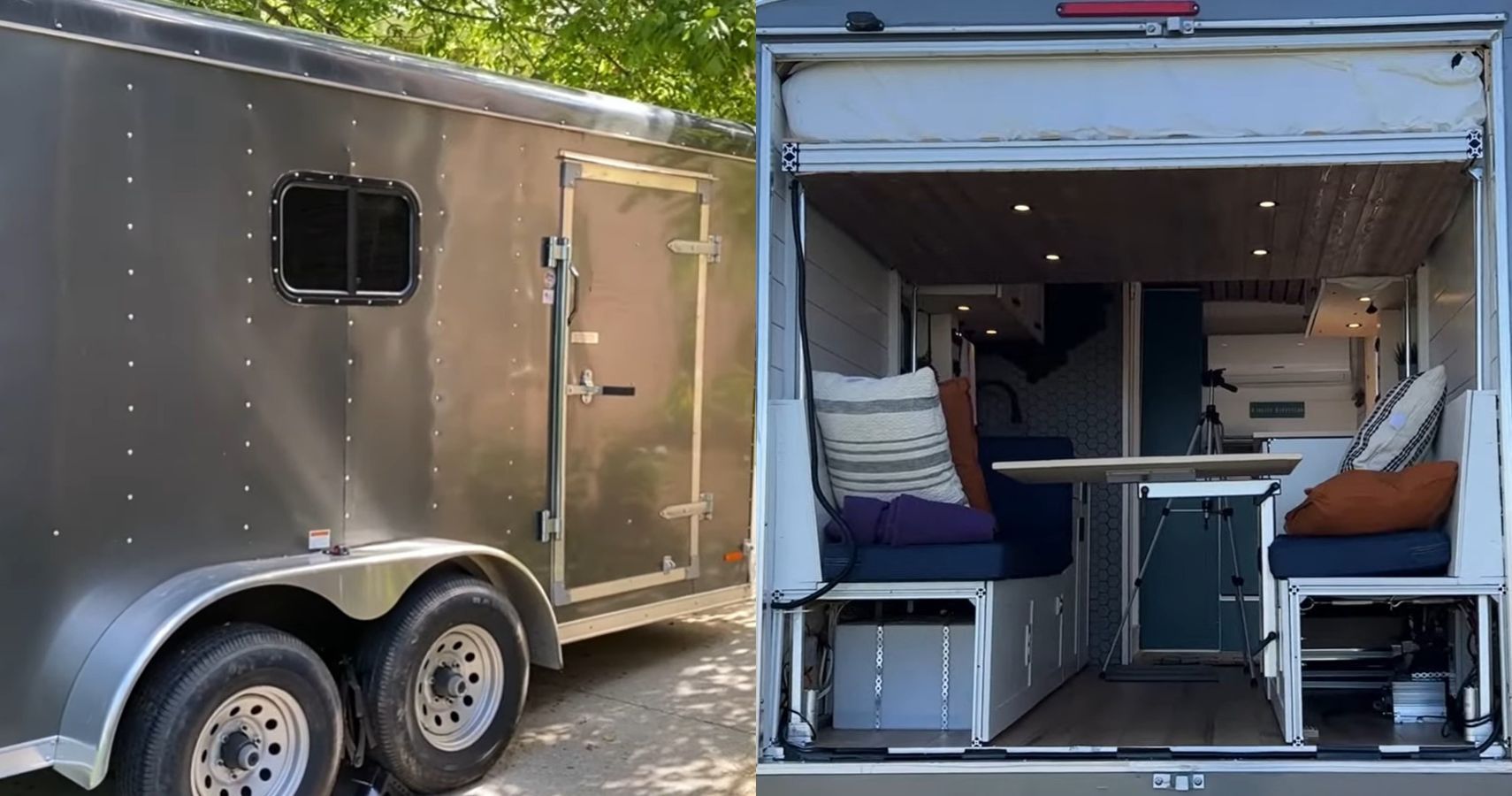 This Cargo Trailer Camper Conversion Is An Apartment On Wheels