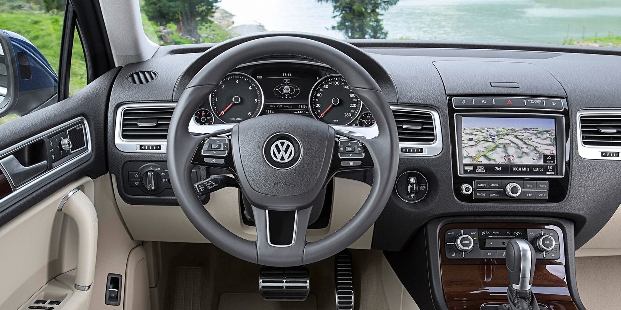 Volkswagen Touareg Interior Asiento del conductor Cornsilk Beige