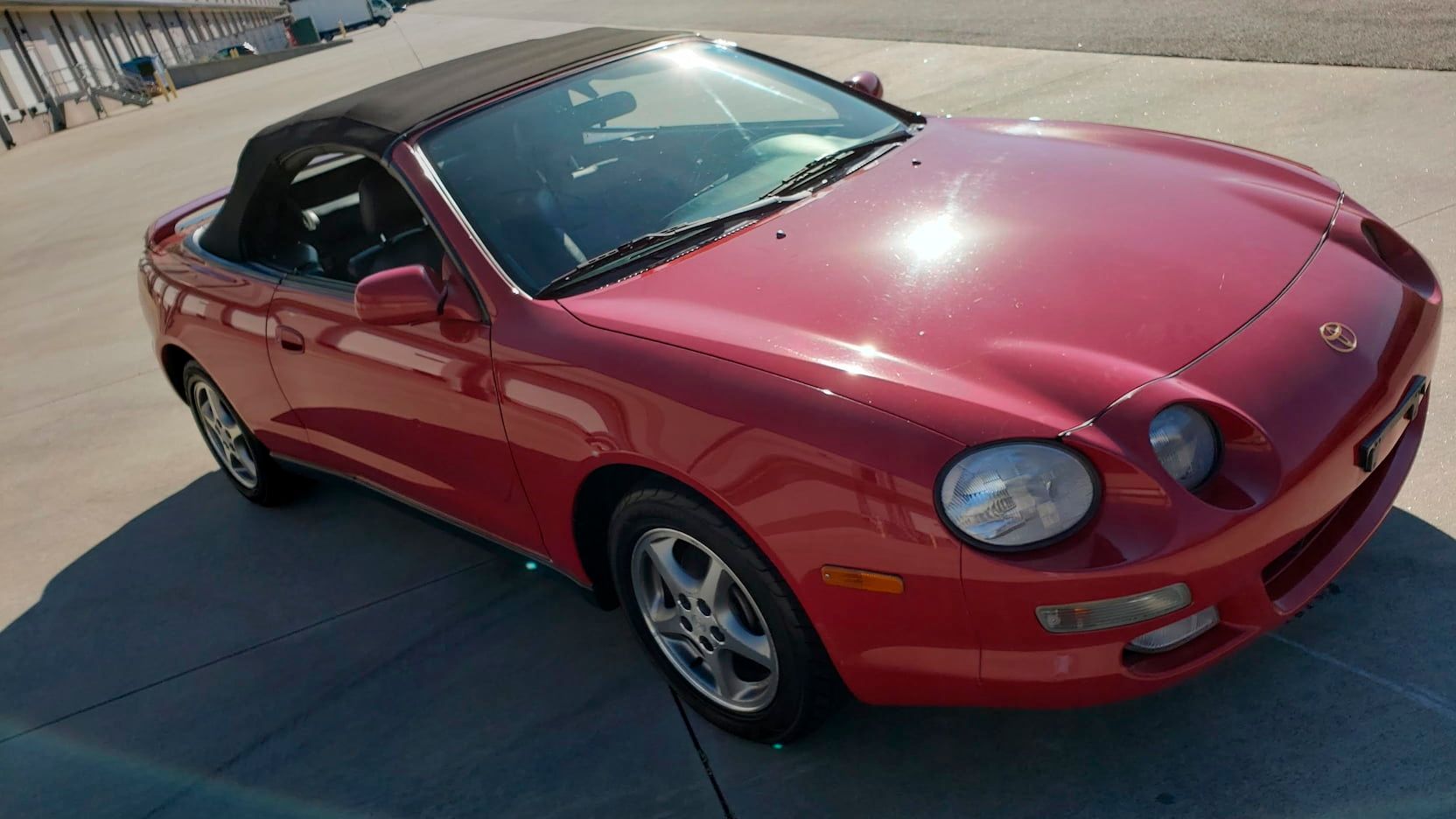 1998 Toyota Celica GT, Red, front view