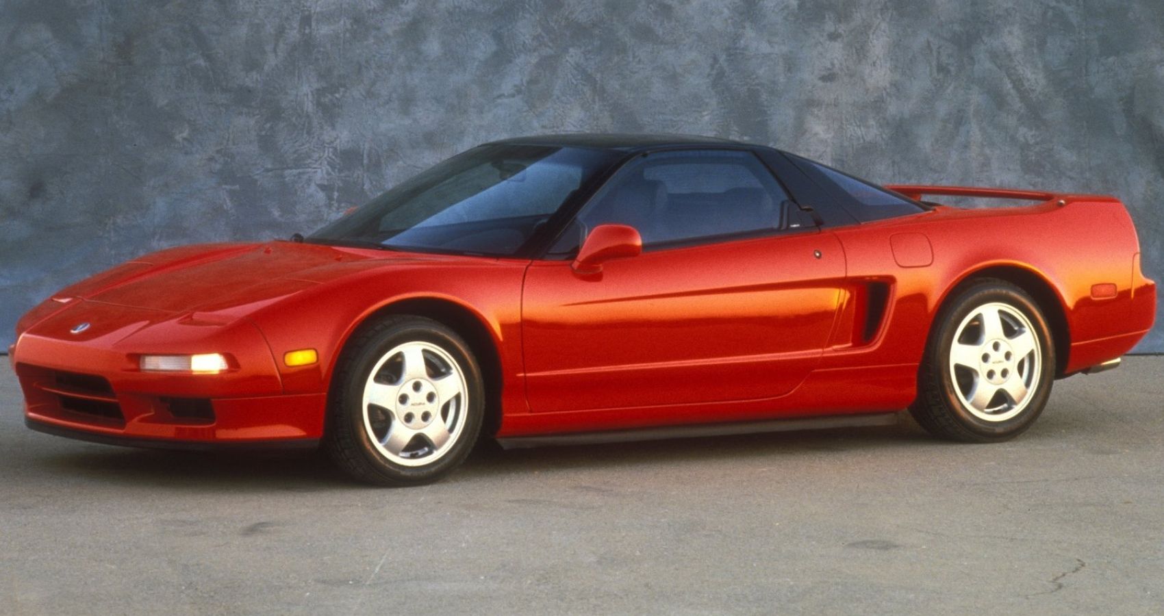 Red 1990 Honda Acura NSX