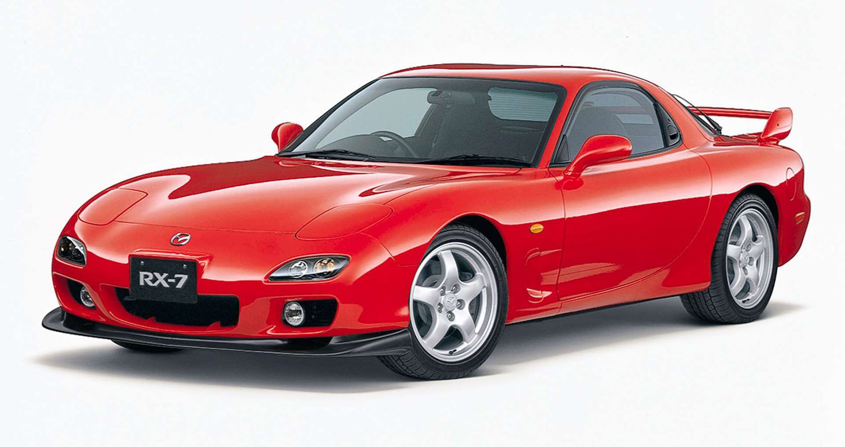 1995 Mazda Rx7 FD in red front view