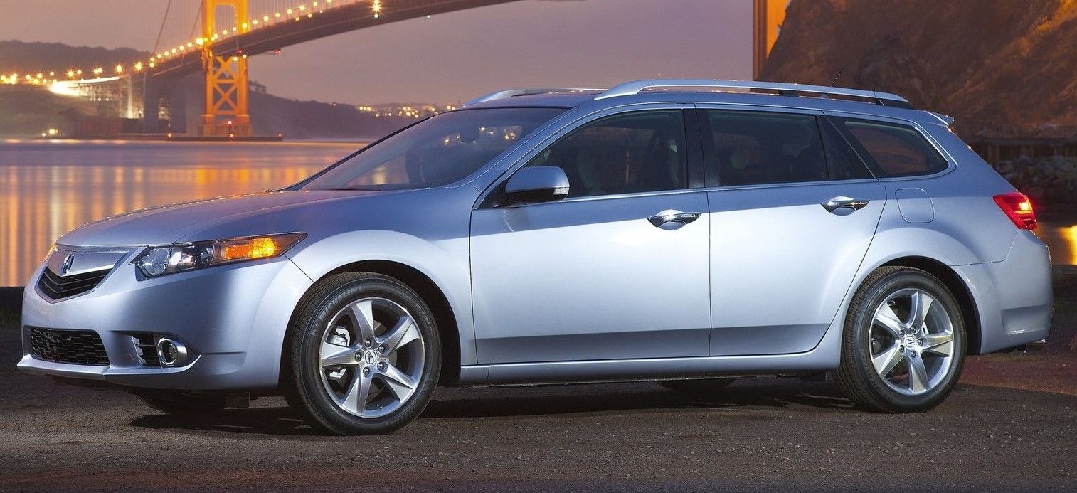 Gray 2011 Acura TSX SportWagon parked outdoors