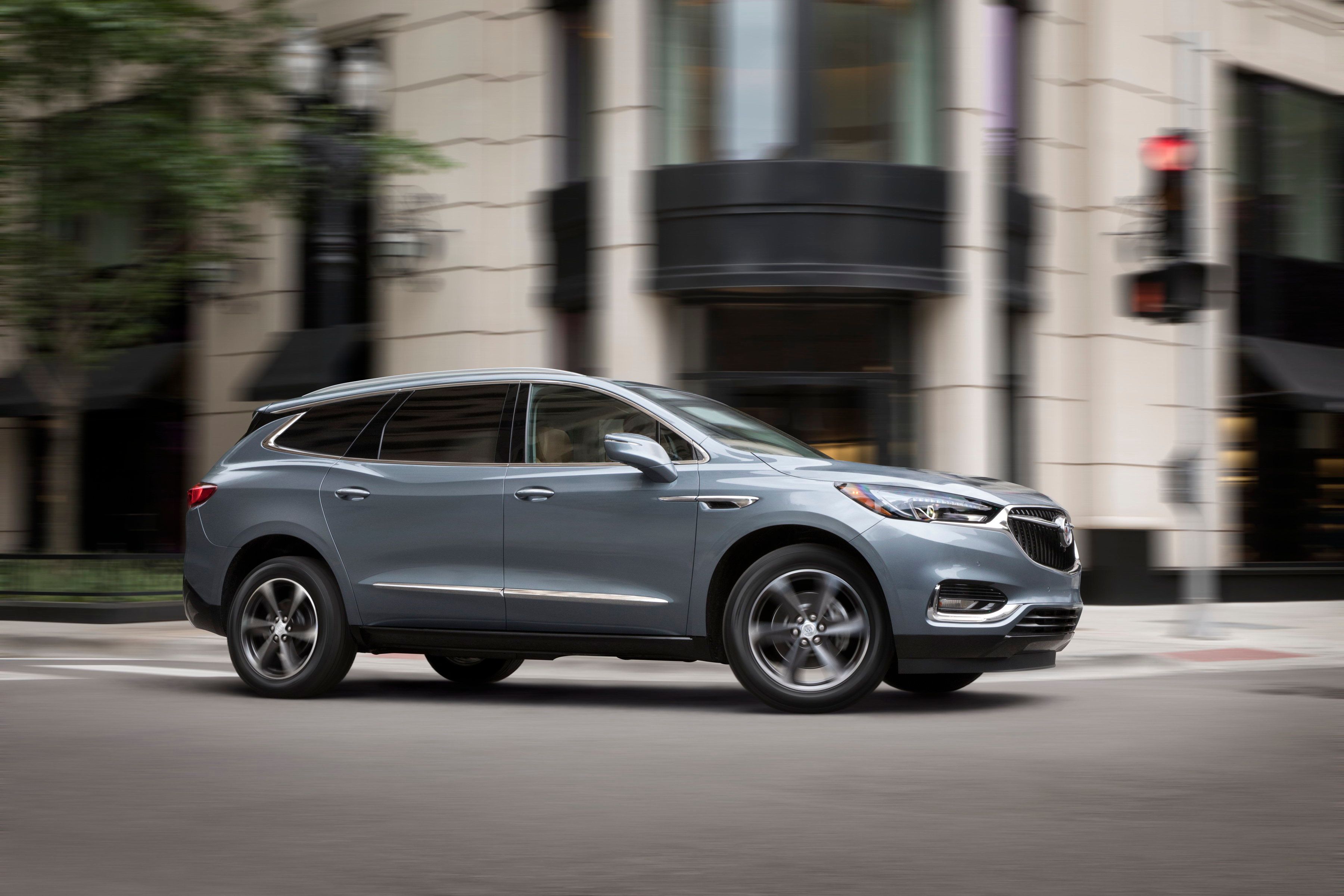 The 2018 Buick Enclave in the city.